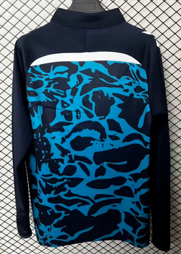 2025-2026 Malaga Dark Blue Soccer Training Sweater