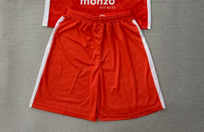 Fan Version 2025-2026 Coventry City Away Red Soccer Shorts Football Shorts