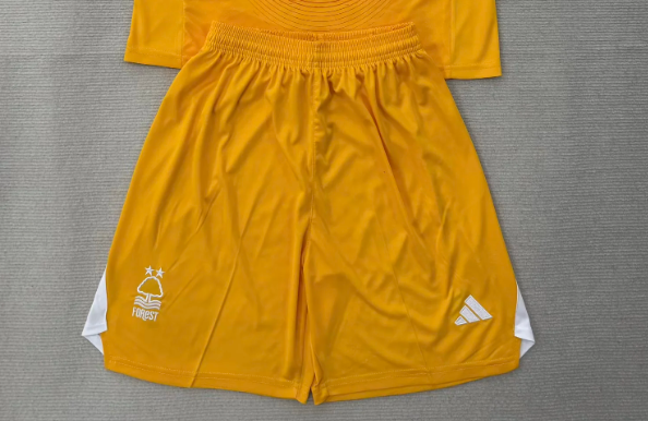Fan Version 2026 Nottingham Forest Orange Goalkeeper Soccer Shorts Football Shorts