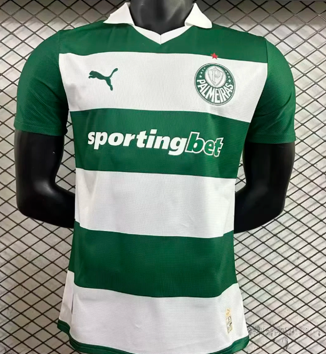 Player Version 2025-2026 Palmeiras Green/White Special Edition Soccer Jersey Football Shirt
