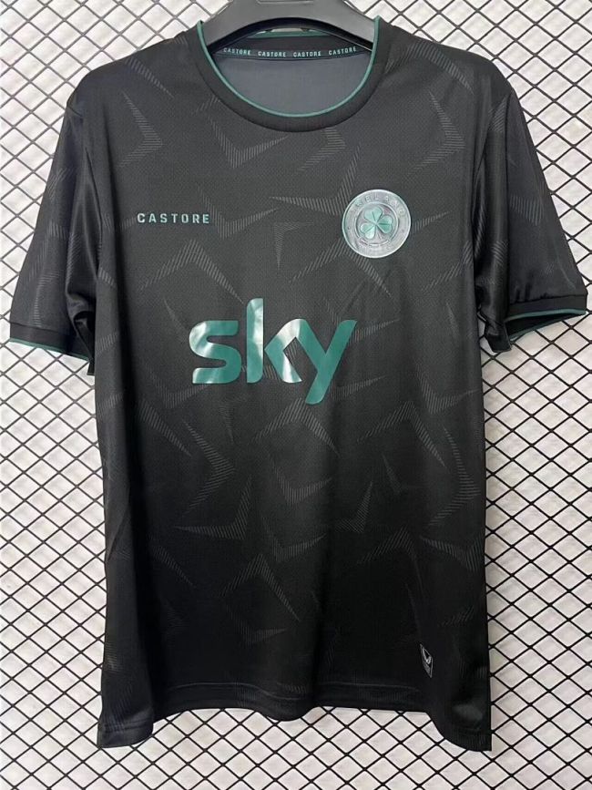 Fan Version 2025 Ireland Third Away Black Soccer Jersey Football Shirt