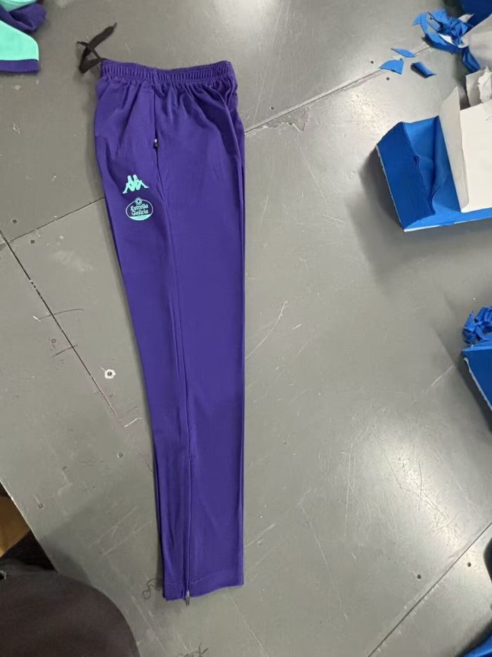 2025-2026 Valladolid Purple/Green Soccer Training Sweater and Pants Football Kit