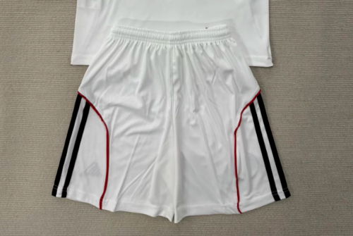 Fan Version 2025-2026 Frankfurt Away White Soccer Shorts Football Shorts