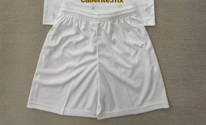 Fan Version 2025-2026 Toluca Away White Soccer Shorts Football Shorts