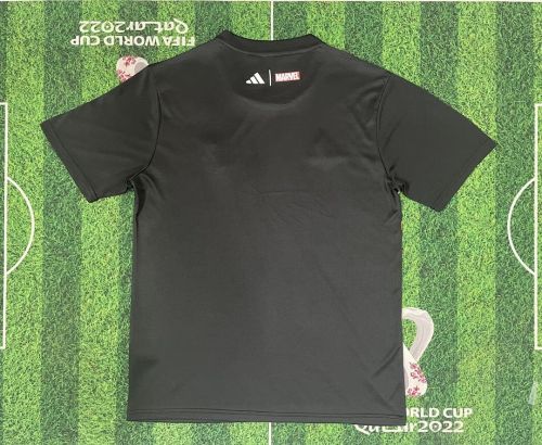 Fans Version 2025-2026 Real Madrid Marvel version Soccer Jersey Real Black Football Shirt