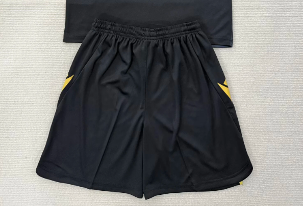 Fan Version 2025-2026 Oxford United Away Black Soccer Shorts Football Shorts