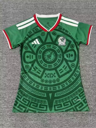Women Fan Version 2026 Mexico Home Soccer Jersey Girl Football Shirt
