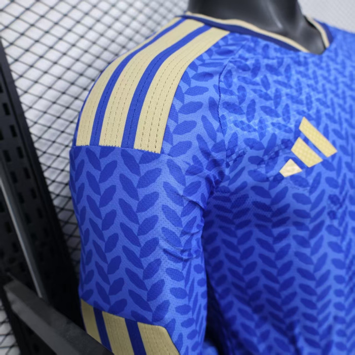 Player Version Long Sleeve Italy 2026 Home Soccer Jersey Football Shirt
