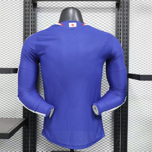 Long Sleeve Player Version 2026 Japan Home Soccer Jersey Football Shirt