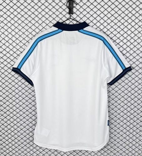 Retro Jersey 1998-1999 Calcio Napoli Away White Soccer Jersey Napoles Vintage Football Shirt