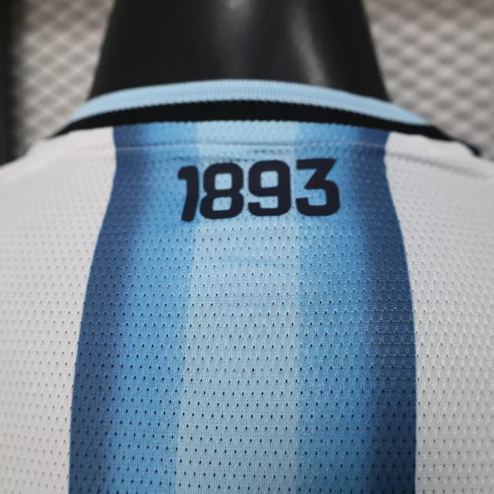 with FIFA World Champions 2022 Patch Long Sleeve Player Version 2026 Argentina Home Soccer Jersey Camisetas de Futbol