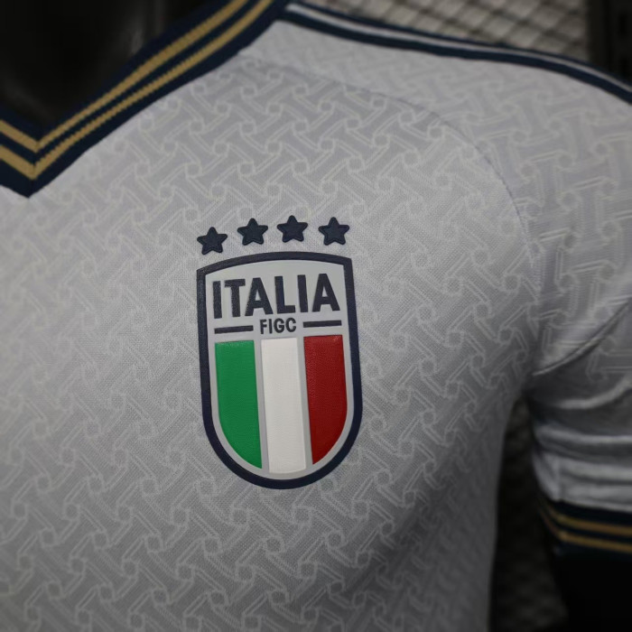 Player Version 2026 Italy Away White Soccer Jersey Football Shirt