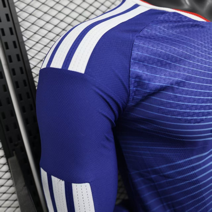 Long Sleeve Player Version 2026 Japan Home Soccer Jersey Football Shirt