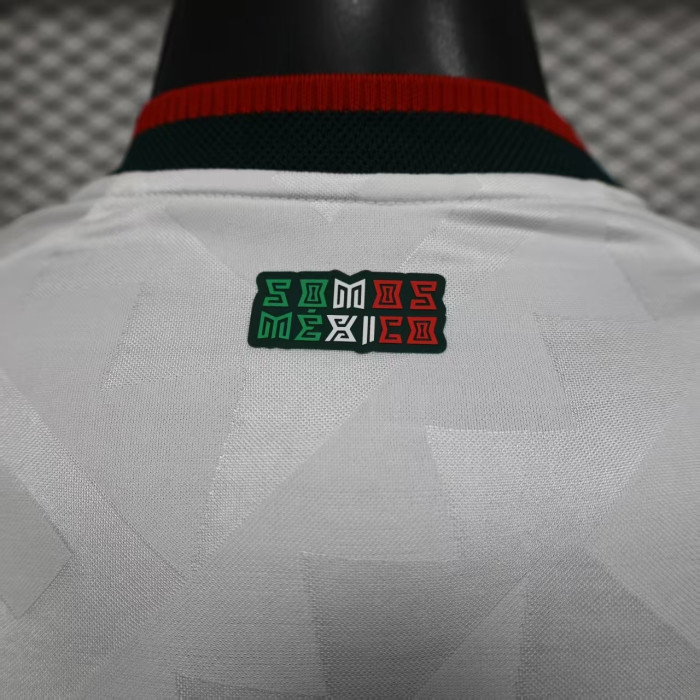 Player Version 2026 Mexico Away white Soccer Jersey Football Shirt