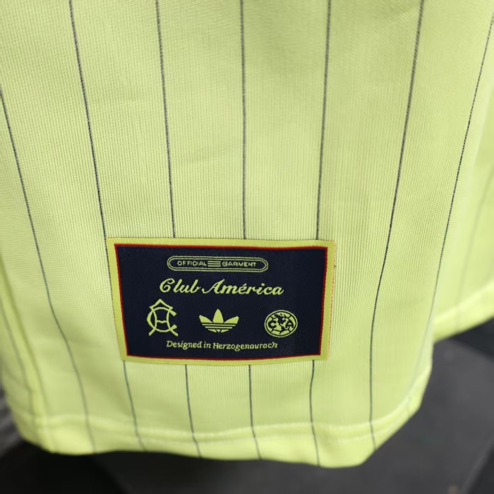 Player Version 2025-2026 Club America Aguilas Yellow Icon Soccer Jersey Football Shirt