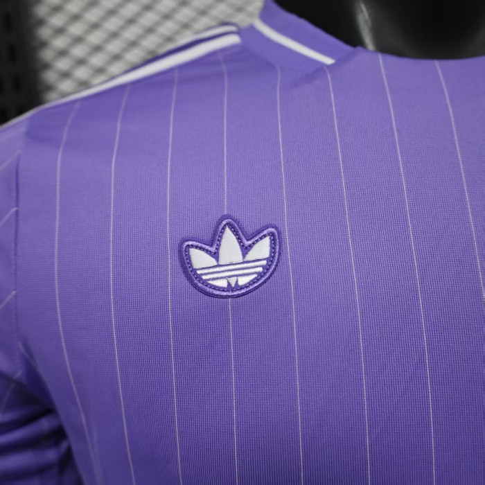Player Version 2025-2026 Real Madrid Light Purple Casual Soccer Jersey Real Icon Football Shirt