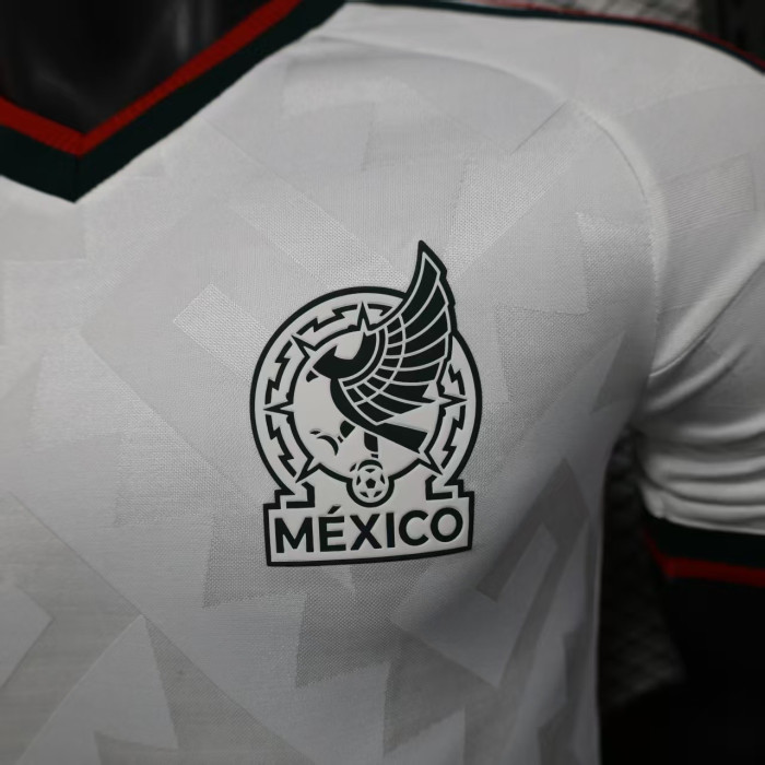 Player Version 2026 Mexico Away white Soccer Jersey Football Shirt