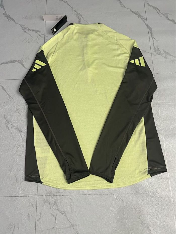 2025-2026 Real Madrid Yellow Soccer Training Sweater