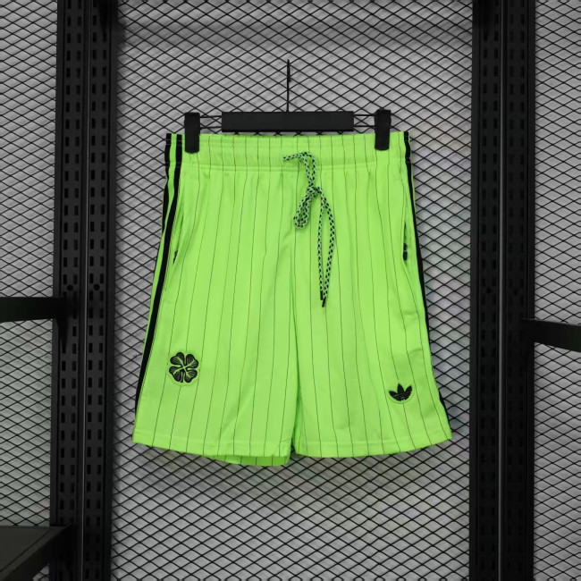 Fan Version 2025-2026 Celtic Green Icon Soccer Shorts Football Shorts