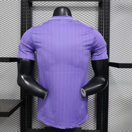 Player Version 2025-2026 Real Madrid Light Purple Casual Soccer Jersey Real Icon Football Shirt