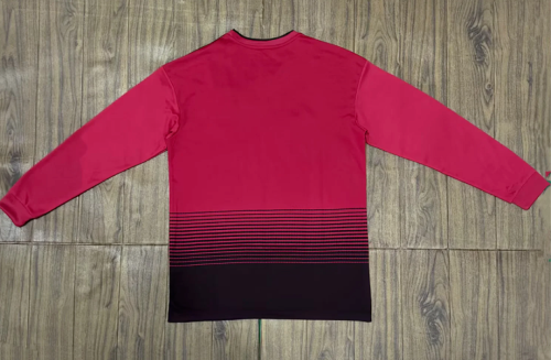 Long Sleeve Retro Jersey 2018-2019 Manchester United Home Vintage Soccer Jersey