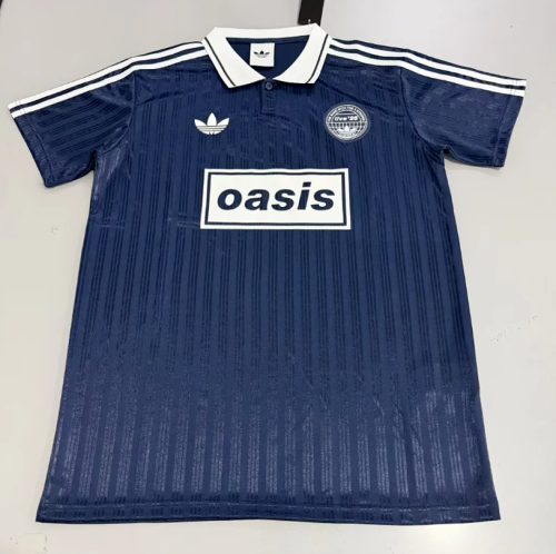 Fan Version 2025-2026 AD Oasis 25 Dark Blue Soccer Jersey Football Shirt