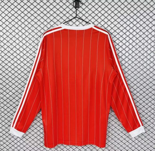 Long Sleeve Retro Jersey 1982-1984 Nottingham Forest Home Soccer Jersey Vintage Football Shirt