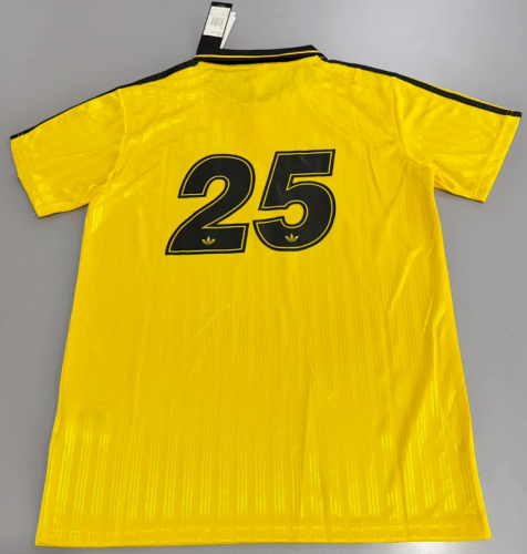 Fan Version 2025-2026 AD Oasis 25 Yellow/Black Soccer Jersey Football Shirt
