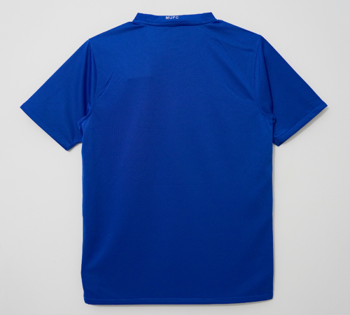 Retro Jersey 2008-2009 Manchester United 40th Anniversary Blue Soccer Jersey Vintage Football Shirt