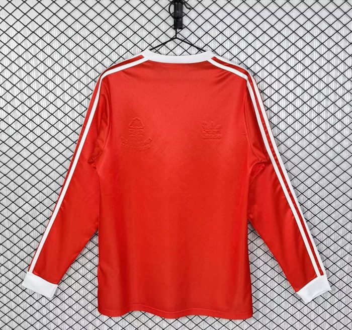 Long Sleeve Retro Jersey 1979 Nottingham Forest Home Soccer Jersey Vintage Football Shirt