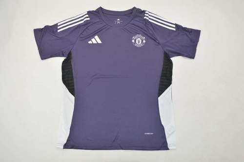 Fan Version 2025-2026 Manchester United Purple Soccer Training Jersey Football Shirt