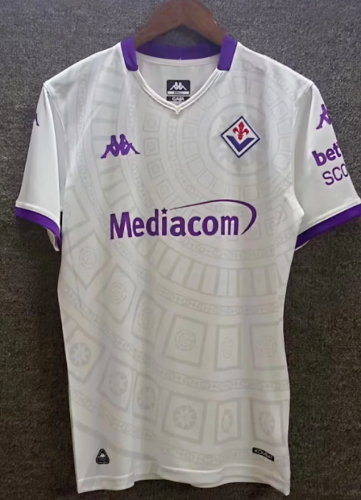 Florence Maillot Fan Version 2025-2026 Fiorentina Away White Soccer Jersey
