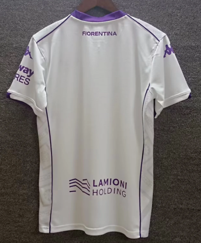 Florence Maillot Fan Version 2025-2026 Fiorentina Away White Soccer Jersey
