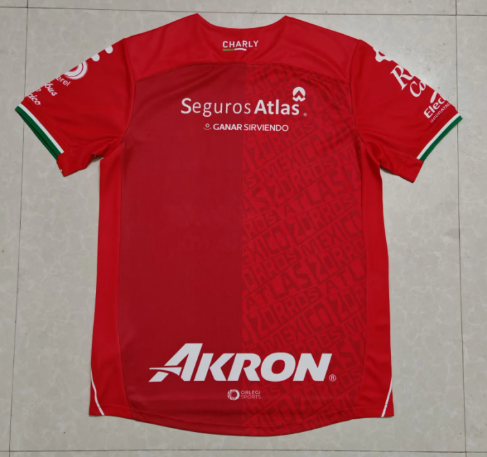 Fan Version 2025-2026 Club Atlas Home Soccer Jersey Football Shirt