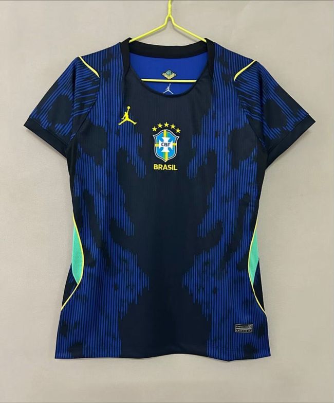 Women 2026 Brazil Away Soccer Jersey Girl Football Shirt