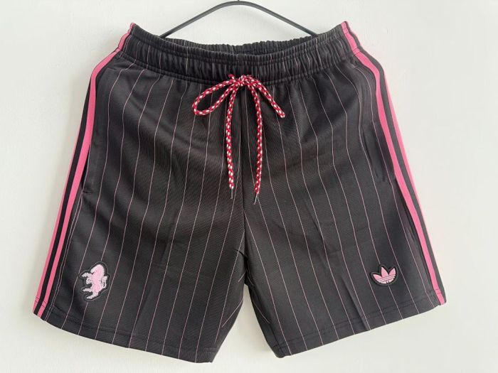 Fan Version 2025-2026 Juventus Black Icon Soccer Shorts Football Shorts