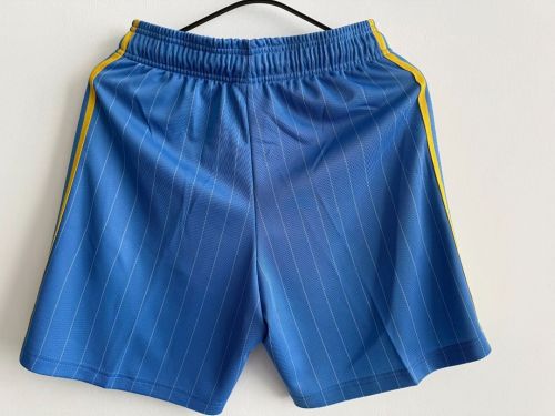 Fan Version 2025-2026 Manchester United Blue Icon Soccer Shorts Football Shorts