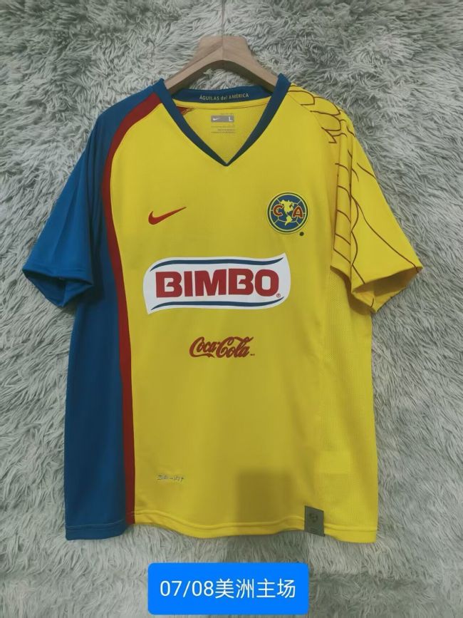 Retro Jersey 2007-2008 Club America Aguilas Home Soccer Jersey Vintage Football Shirt