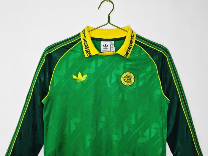 Long Sleeve Fan Version 2025-2026 Celtic 138th Anniversary Green Soccer Jersey Football Shirt