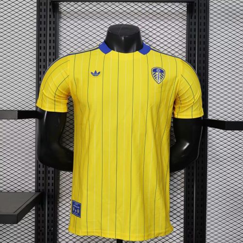 Player Version 2025-2026 Leeds United Yellow Icon Soccer Jersey Football Shirt
