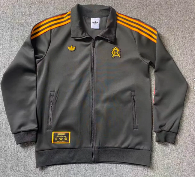 Adult 2025-2026 CLUB AMERICA Black Soccer Jacket and Long Pants Brasil Football Tracksuit