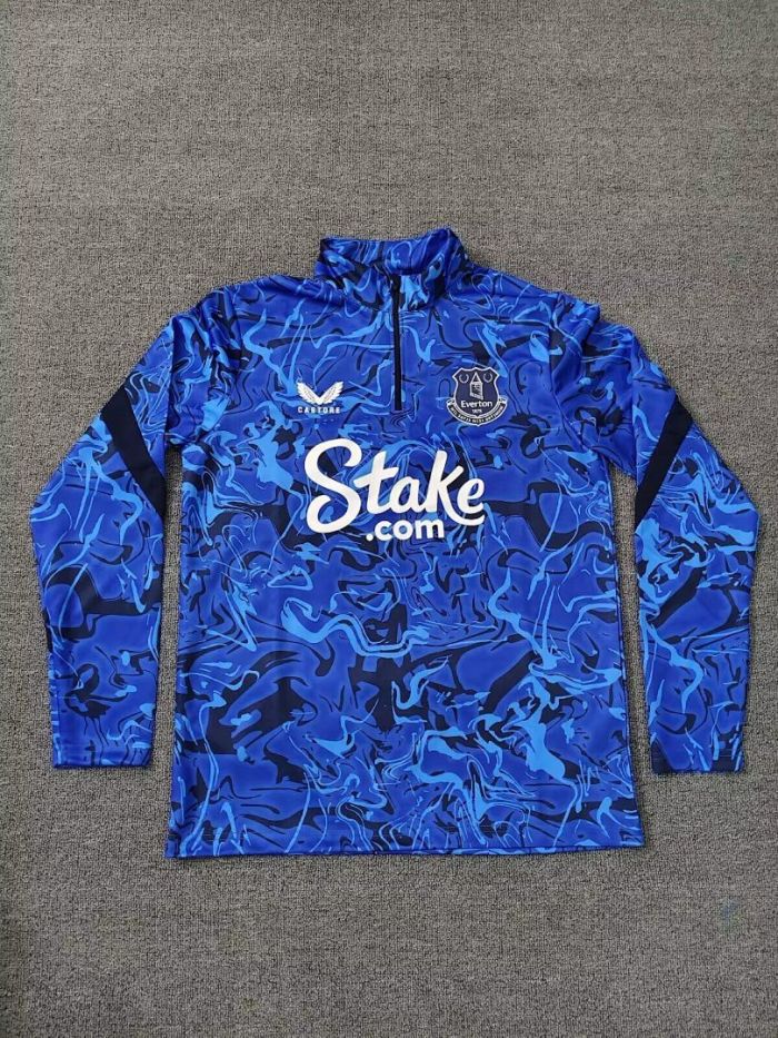 2025-2026 Everton Blue Soccer Training Sweater
