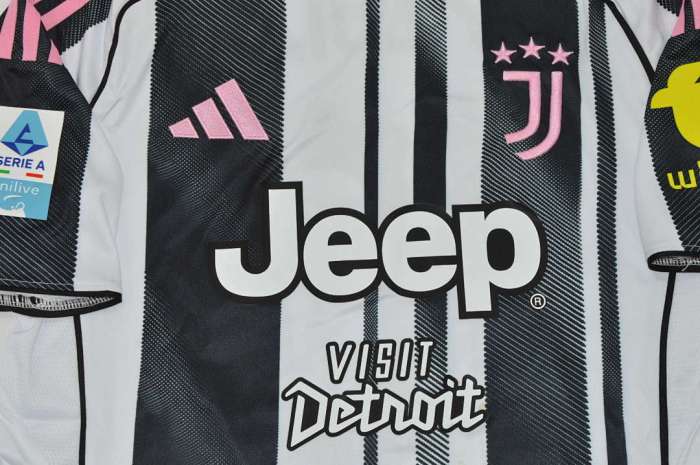 with All Sponor Logos+Serie A Patch Maillot Juve Shirt Fans Version 2025-2026 Juventus YILDIZ 10 Home Soccer Jersey Football Shirt