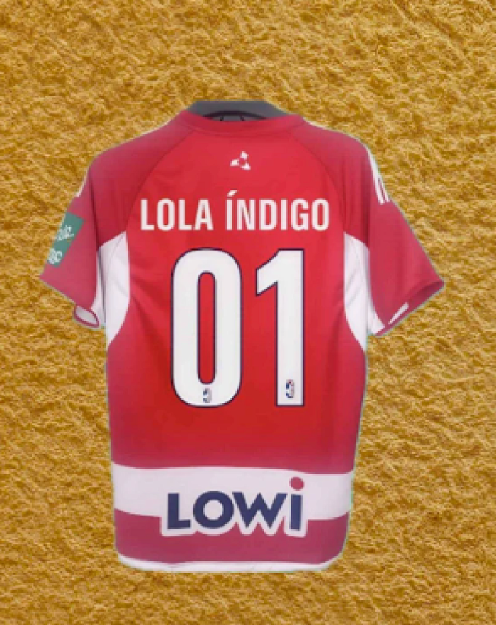 Fan Version 2025-2026 Granada 01 LOLA INDIGO Model Home Soccer Jersey Football Shirt