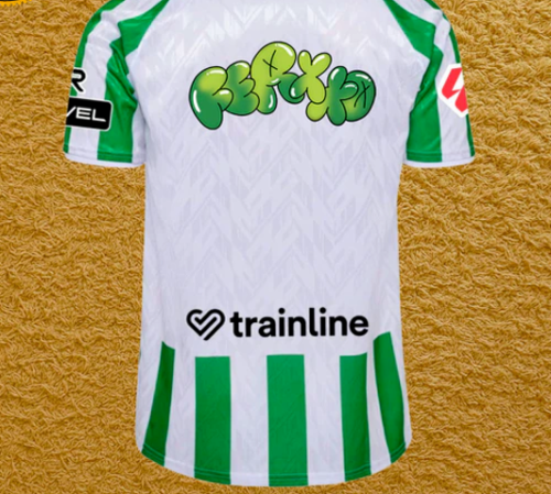 with Laliga Patch Fan Version 2025-2026 Real Betis FEID Home Soccer Jersey Football Shirt