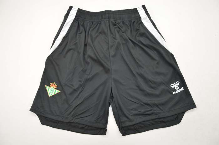 Fan Version 2025-2026 Real Betis Black Soccer Training Shorts Football Shorts