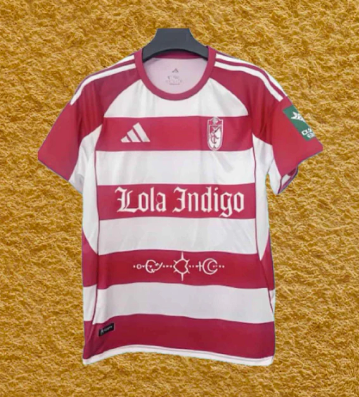 Fan Version 2025-2026 Granada 01 LOLA INDIGO Model Home Soccer Jersey Football Shirt