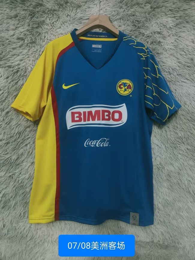 Retro Jersey 2007-2008 Club America Aguilas Away Soccer Jersey Vintage Football Shirt