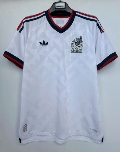 Fan Version 2026 Mexico Away White Soccer Jersey Football Shirt