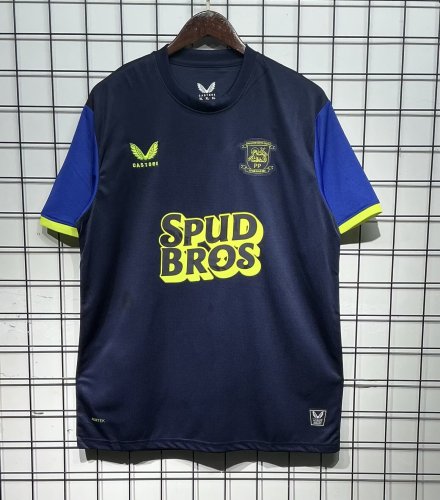 Fan Version 2025-2026 Preston North End Home Soccer Jersey Football Shirt